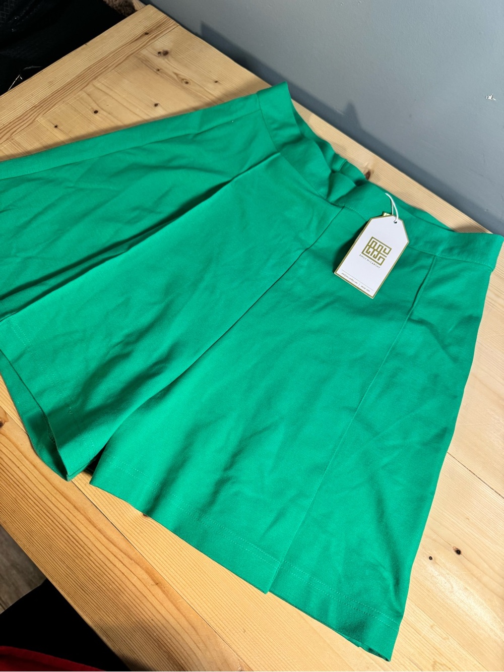 Emily McCarthy Green Women's Shorts - Unbranded Tailored High-Waist Short